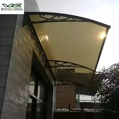 External Canopy of Sunshade Polycarbonate Door Aluminum Alloy Bracket Sunshade Canopy Eaves Canopy E