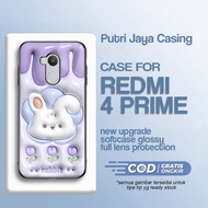 Redmi 4 prime case cute motif 07 hardcase Material softcase premium glossy silicone hp Latest putri 