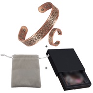 Pure Copper Jewelry-Set Viking Adjustable Bracelets Ring Resizable Health Energy Vintage Jewelry Set