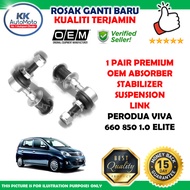 Sepasang [2 Biji] Perodua Viva 660 850 1.0 Elite Premium OEM Front Stabilizer Suspension Absorber Li