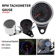 Universal Motorcycle RPM tachometer gauge rpm meter x1000rpm 0~130000rpm