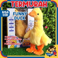 Bebek goyang bersuara bisa berjalan / boneka bebek goyang by Lionz.idn