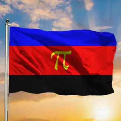 FLAGLINK 90x150cm Polyamory Flag LGBT For Decoration