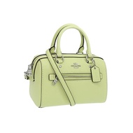 [Coach] Bag Women's Handbag Outlet 2WAY Diagonal Shoulder Bag Boston Mini Shoulder Leather Leather Mini Rowan Crossbody C9950 C9947 (PAIL LIME/Green)