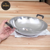 Wok Stainless Steel Frying Pan