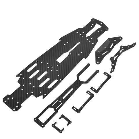 1set RC Carbon Fiber Chassis Kit Fit for Yokomo RD2.0 1/10 RWD Drift Car Upgrades Parts