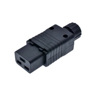 γThaw123γ Black 16A CE Copper IEC320 C19 C20 UPS PDU Power Rewirable Connector 3P Assemble Wire Rece