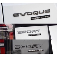 NEW 3D ABS EVOQUE SPORT logo modification car stickers decals emblem for Rover Range Rover Evoque Sp