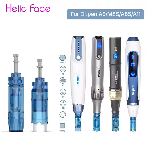 Dr. pen M8S Needle A8S Tips A9 Pin A11 MTS Microneedle Anti- back flow Design Bayonet Cartridge Need
