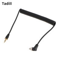 [dksqer] Mini (3.5mm) to Male PC Screw-Lock Sync Cord for  580EXII 7D 5DII 50D 40D /   Camera
