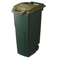 [特價]【日本RISU】戶外型大容量連結式垃圾桶 70L-深綠色