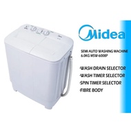 Midea Semi Auto / Manual Washing Machine Mesin basuh Manual 6kg, 7kg, 8kg, 9kg, 11kg, 13kg, 15kg
