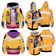 -JINN-KPOP DEMON HUNTERS Cosplay Costume RUMI Cosplay Hooded Jacket KPOP Stage Performance Outfit