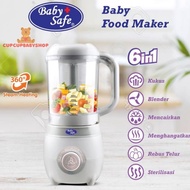 Lb012 Baby Safe 6in1 Food Maker Processor / Babysafe Steamer Blender Blender
