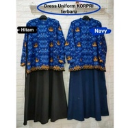 Seragam Gamis Batik Korpri Terbaru 2022/gamis korpri/Seragam Guru