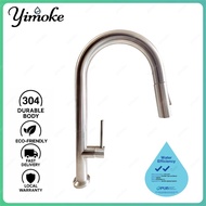 SUS304 Stainless Steel Pull Out 360° Swivel Kitchen Sink Tap WELS 2-Tick PUB Approved DP402/DP403