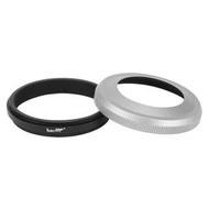 富士x100v相機遮光罩  轉接環兼容49MM濾鏡UV 配件 黑白配色