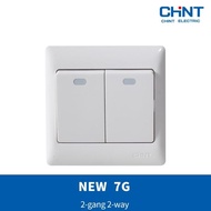 Promo CHINT G NEW7 2-gang 2-way switch / COD switch