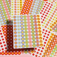 800 sun flower student reward stickers, cheap student gift trophy