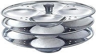 idli Stand | Stainless Steel Non Stick Idli Plates Idli Maker| Idli Stand with Holes 3 Plate 12 idli