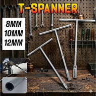 HIGH QUALITY T SPANNER BOX WRENCH T SPANER 8MM 10MM 12MM 14MM MOTORCYCLE / T SPANNER WITHOUT RUBBER 