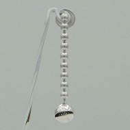 anti smile ball chain Pierce_1 type:B (s_m-O.59) 笑臉 穿孔耳环 sterling silver earring