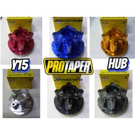 Y15ZR Y15 SPROCKET HUB CNC 4 HOLE  YSUKU HUB CLUTCH SPOKET CNC PROTAPER HUB ALLOY