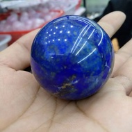 ลูกบอลคริสตัลทรงกลมธรรมชาติ Lapis Lazuli ขนาด40มม. แฮนด์เมดที่อัฟกานิสถาน
