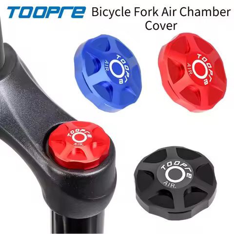 Bicycle Suspension Fork Shoulder Cap Aluminum Alloy Air Chamber Cap Shoulder Control Cap Air Fork Du