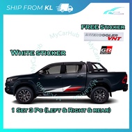 Toyota Hilux GR Sport 2023 Body Sticker Vinyl Decal Accessories