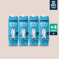 [4 กล่อง] OATBEDIENT Oat Milk Barista 1L x4 โอทบีเดียนท์ นมโอ๊ต สูตรบาริสต้า ขนาด 1 ลิตร