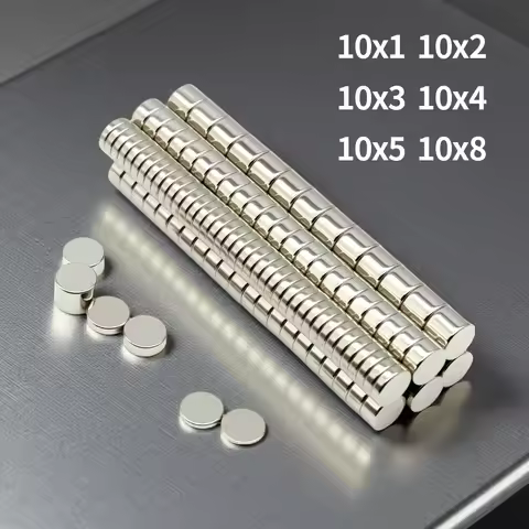 10x1 10x2 10x3 10x4 10x5mm Round Super Strong Neodymium Magnet N35 Powerful Magnetic NdfeB Permanent