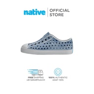 Native Waterproof Shoes For Kids EVA Jefferson Stonewash Dawn Blue/ Oasis Brushed