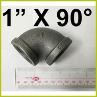 ▯ ♞ ∬ MECH BI ELBOW 1" X 90° SCH40 STANDARD BLACK IRON ================================= BI ELBOW 1