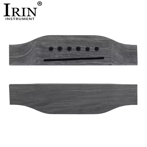 IRIN Acoustic Guitar Bridge 6 Holes Bridge Rosewood Guitar Bridge Lower String Pillows Bridge Guitar