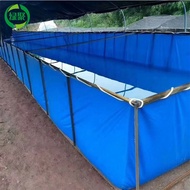 LVJU PVC Coated Biofloc Fish Tank Framing Plastic Pvc Tarpaulin Pond Liner Fish Farm Fish Pool Liner
