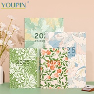 2025 Calendar Planners 365 Days Effeciency Notepad Kawaii Diary Notebooks Weekly Goal Habit Tracker 