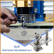 T Track Clamp 4 Pack T Track Clamp Press Plate T Track Accessories Woodworking Tool Bench Clamps for