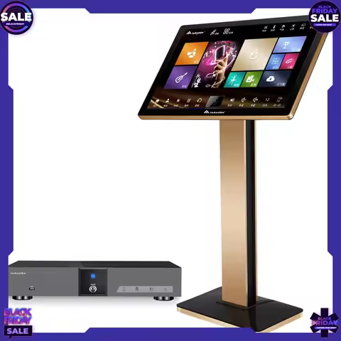 InAndOn KV-V5 MAX Online Movie Smart Song-Selection KTV Karaoke System Machine 21.5 " Touch Screen 4