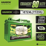 AMARON PRO RIDER AP-ETZ4L YTZ5S Motorcycle Battery Premium Lasting(EX5 /LC135 V2-V5/SRL115/Y15/Y15ZR