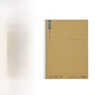 Maruman Simple Spiral Notebook Student Use with Horizontal Lines Leather Paper Cover A5 B5 B6 Size G