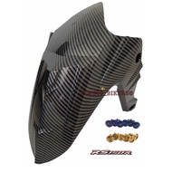 Honda RS150 V1/V2 Front Mudguard Carbon Hugger Tayar Winner 150 Screw Mudguard RS150
