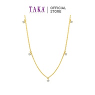 TAKA Jewellery Diamond Necklace 9K Gold