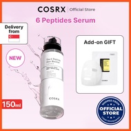 [COSRX] The 6 Peptide Skin Booster Serum 30ml, 150ml, Skin Flooding, Smooth Fine Lines &amp; Firmness, Collagen Boosting &amp; Plumping, Restores multiple skin concerns,