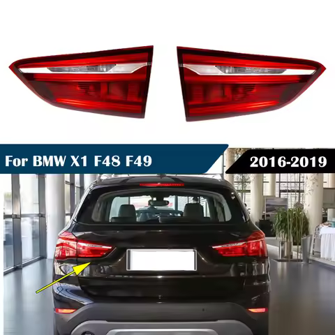 For BMW X1 F48 F49 2016-2019 LED Rear Tail Light Assembly Warning Lamp 63217350697 63217350698 1Pair