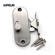 KIPRUN Sliding Door Lock, 90 Degree Moving Door Right Angle Buckle Privacy Lock,  304 Stainless Stee