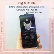 Kingkong Samsung A15 Tempered Glass | A25 5G | A35 5G | A55 5G premium full screen anti-peeping