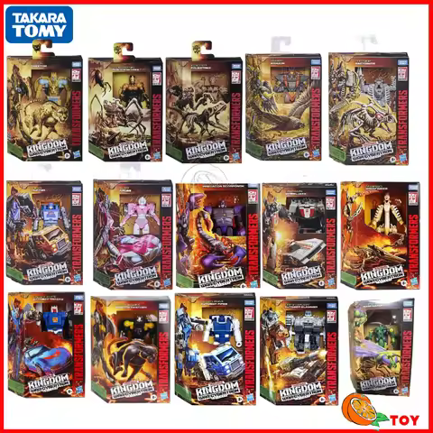 In stock Takara Tomy Transformers toys Kingdom WFC-K1-K43 Class D Model Robot Collection Action Figu