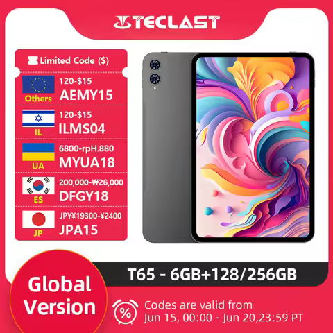 Teclast T65 13.4 inches 2K 120Hz Screen Unisoc T7280 Octa Core Max 26G RAM 128GB ROM 8000mAh Battery