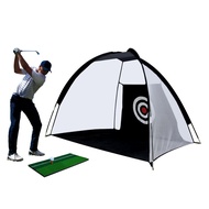 Indoor 2M Golf Practice Net Tent Golf Hitting Cage Garden Grassland Practice Tent Golf Training Equi